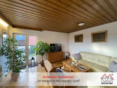 Natur pur! Schöne 2-Zimmer-Balkon-Wohnung mit Einbauküche & Garagenstellplatz in Sollenberg
