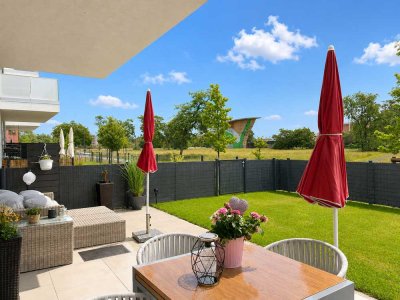 Moderne 2-Zimmer-Gartenwohnung mit Terrasse, hochwertiger Ausstattung & Einbauküche in FRANKLIN