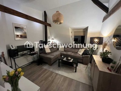 Tauschwohnung: (Nur Saga) Modernisierte 2-Zimmer-Altbauwhg. im Fachwerkstil
