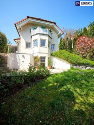 Frisch renoviert! Make your dreams come true! Traumlage + Traumhaus + Indoor Pool + Sauna + Toller Wienblick + Grün wohin das Auge reicht! Enjoy life!
