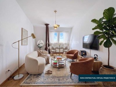 Attraktive Dachgeschosswohnung mit Sichtbalken im historischen Zentrum von Köpenick