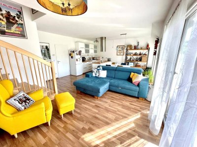 Gablitz/Zentrum - 96m² sonnige Maisonettewohnung mit Balkon und 2 Dachterrassen *all in*