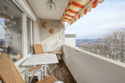 Möblierte 1-Zimmer-Wohnung mit herrlichem Ausblick! Gepflegt und direkt beziehbar in Würzburg!