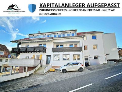KAPITALANLEGER AUFGEPASST - KERNSANIERTES MFH mit 7 WE und 8 STP in Horb