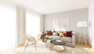 Doppelhaus mit Wärmepumpe und Terrasse