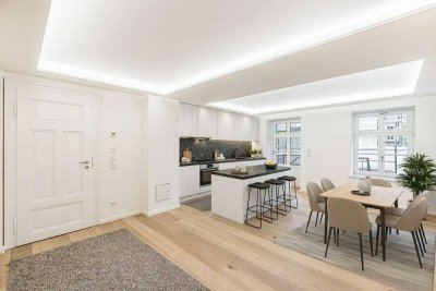 Renovierte 4,5-Zimmer-Wohnung mit großer Wohnküche und privatem Innenhof
