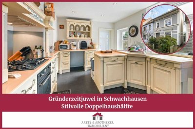 Gründerzeitjuwel in Schwachhausen -
Stilvolle Doppelhaushälfte