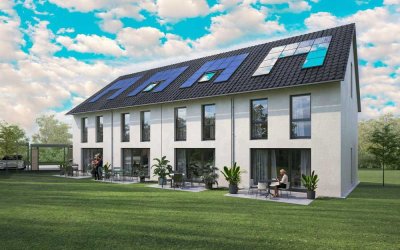 Neubau ReihenEndhaus im kommenden Neubaugebiet - KFWG förderfähig, inkl. Keller und PV-Anlage!
