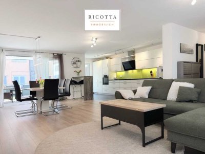 Moderne 3,5-Zimmer-Erdgeschosswohnung mit Terrasse, Garten und Tiefgaragenstellplatz