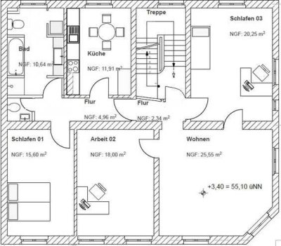 4-Zimmer-Altbau, Erstbezug nach Sanierung