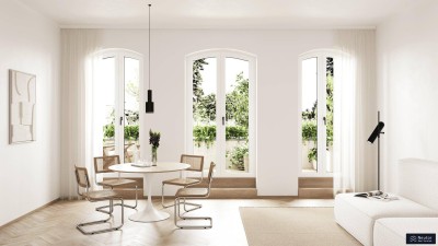 DO65 | Exklusive 4 Zimmer Gartenwohnung mit Loggia | Erstbezug nach Generalsanierung