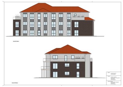 Mehrfamilienhaus (KfW 40+) mit  12 Eigentumswohnungen (2-4 Zimmer) im Ortskern von Groß Schwülper