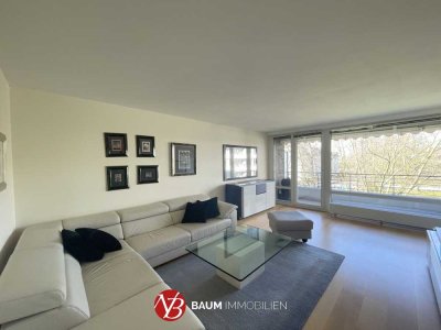 Möbliertes 2-Zimmer-Refugium zum Wohlfühlen mit Balkon in Düsseldorf-Lörick!