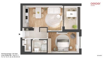 Gemütliche 2 Zimmerwohnung im 14. Bezirk - Top 06