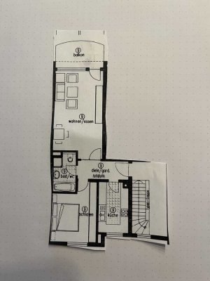 Gepflegte 2,5-Raum-Wohnung mit Balkon in Fellbach