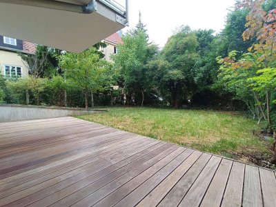 Wohn(t)raum im Grünen! Großzügige Neubau-Wohnung mit Garten inkl. PKW-Stellplatz im 19. Bezirk! Wohnküche! 2 Zimmer! Terrasse! Fußbodenheizung!