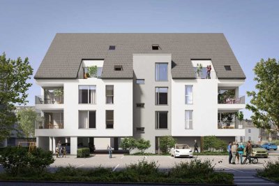 Außergewöhnliche Neubauwohnung KfW 40 + QNG =hohe Abschreibung/günstige Förderdarlehen
