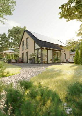 INKLUSIVE Wintergarten & Carport: Energiesparend & gemütlich. Massivhaus in Hannoversch Münden