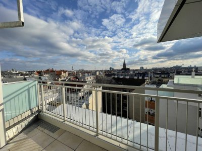 TOP-DACHTERRASSEN-WOHNUNG -- 3 ZIMMER -- FERNBLICK -- NÄHE URANIA!