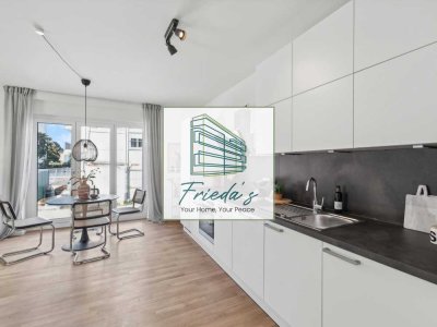 Elegantes Wohnen: 2-Zimmer-Wohnung mit moderner Einbauküche und Balkon