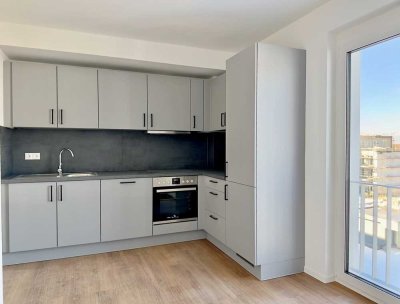 Neubau-Gebiet Hannover Kronsrode: Einbauküche (separatr Raum), Loggia, Fußbodnhzng, Lift, Keller, TG