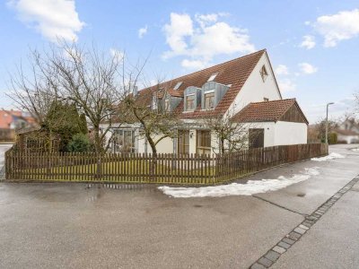 Schnuckeliges Reiheneckhaus in familienfreundlicher Lage in Augsburg-Inningen