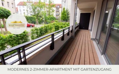 **Modernes Apartment mit offener Küche|Energieeffizienz A+|großzügiger Balkon mit Gartenzugang**