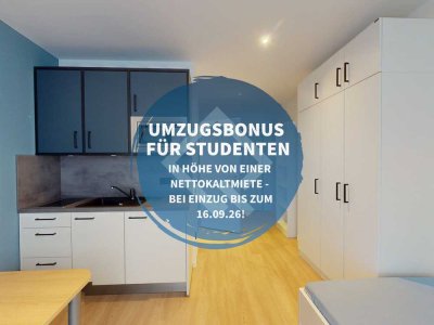 1 Monat mietfrei! Studentenwohnen neu gedacht – möbliertes Apartment im Quartillion