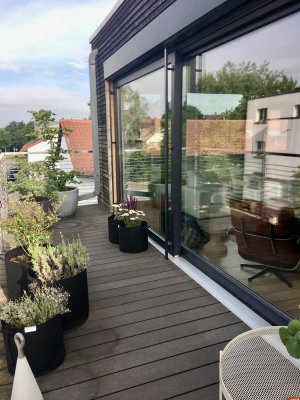 Lichtdurchflutete 2-Zimmer Penthouse-Wohnung in Mannheim-Feudenheim