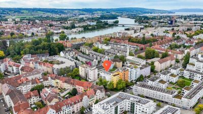 Attraktiv vermietete 3-Zimmer-Wohnung mit Aufzug und Wintergarten in KN-Petershausen (West)