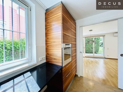 ELEGANTE GARTENWOHNUNG IN VILLENVIERTEL IM 18. | ZWEI EBENEN | MEHRERE TERRASSEN | GARTEN | GARAGE IM HAUS