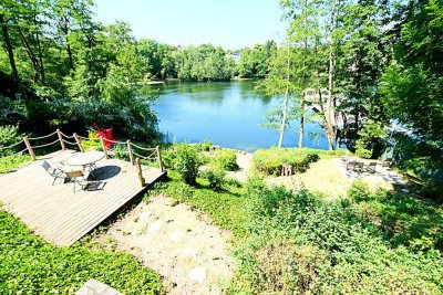 PENTHOUSE-LOFT AM SEE + 2 TERRASSEN + GARTEN + ENSUITE LIFT + KLIMA + 3 BÄDER + EBK + TG-PLATZ