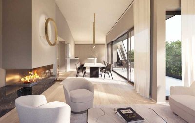 Penthouse - eigene Etage - 4,4m Raumhöhe - exklusive, grüne und ruhige Bestwohnlage!!