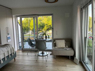 1-Zimmer Luxus-Apartment mit Balkon und TG-Platz