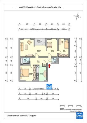 Ruhig & grün: gemütliche 3-Raum-Wohnung mit Balkon