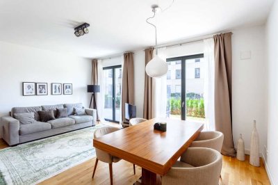 Möblierte 2 Zimmer Terrassenwohnung fußläufig zum Kurfürstendamm in Berlin-Wilmersdorf zur Miete