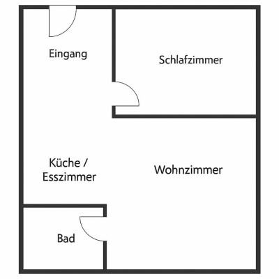 2 Zimmer Dachgeschosswohnung in Bretten mit Stellplatz