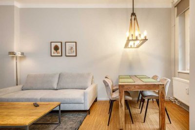 Hochparterre: 4-Zimmer-Apartment, Körnerpark in der Nähe
