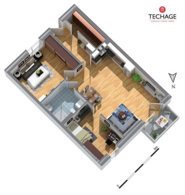 NEUBAU! Herrliche 3-Zimmer-Wohnung Kronshagen