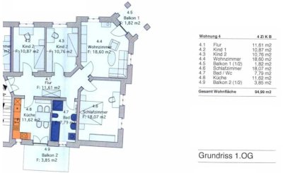 Exklusive 4-Zimmer-Wohnung mit gehobener Innenausstattung und 2 Balkonen in Dresden