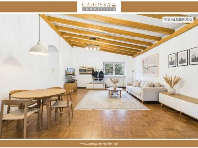 Altbau mit Loft-Charme: Großzügige 4-Zimmer-Wohnung inkl. 2 Stellplätze im Nikolaviertel