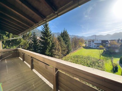 Balkonwohnung im Kitzbüheler Zentrum mit Garagenoption und Streifblick