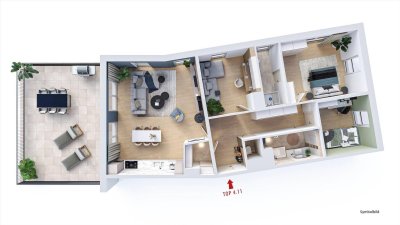 4-Zimmer-Wohnnug mit Terrasse am Südhang - Top 4.11