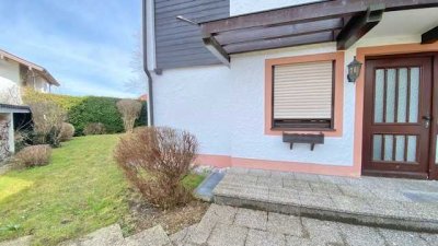 2,5-Zi.-Whg. im EG mit Terrasse, Balkon u. Kfz-Garage (Duplexparker unten) in Piding.