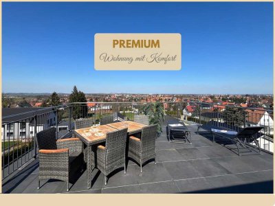 Komfortwohnung mit Dachterrasse, Aufzug, EBK & voller Ausstattung!