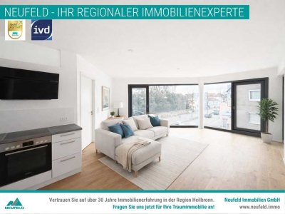 Charmante 3 Zimmer Wohnung mit Loggia in Heilbronn mit schönem Ausblick wartet auf Sie!
