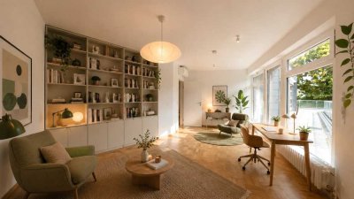 Exklusives Fünf-Zimmer-Penthouse in Parknähe mit drei Dachterrassen
