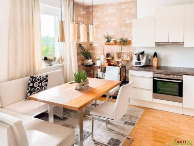 Neuwertige 3-Zimmer-Wohnung mit Loggia, Designküche und Top-Energiekennwerten nahe Grieskirchen.