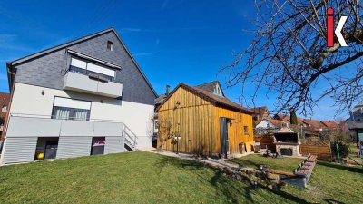 Hauskauf mit günstiger 1% Finanzierung!
Saniertes Zweifamilienhaus in Schönaich