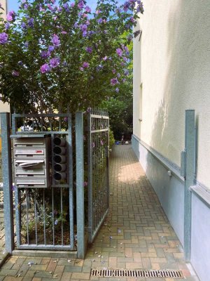 Lichtdurchflutete kleine Wohnung direkt am Park und im Zentrum